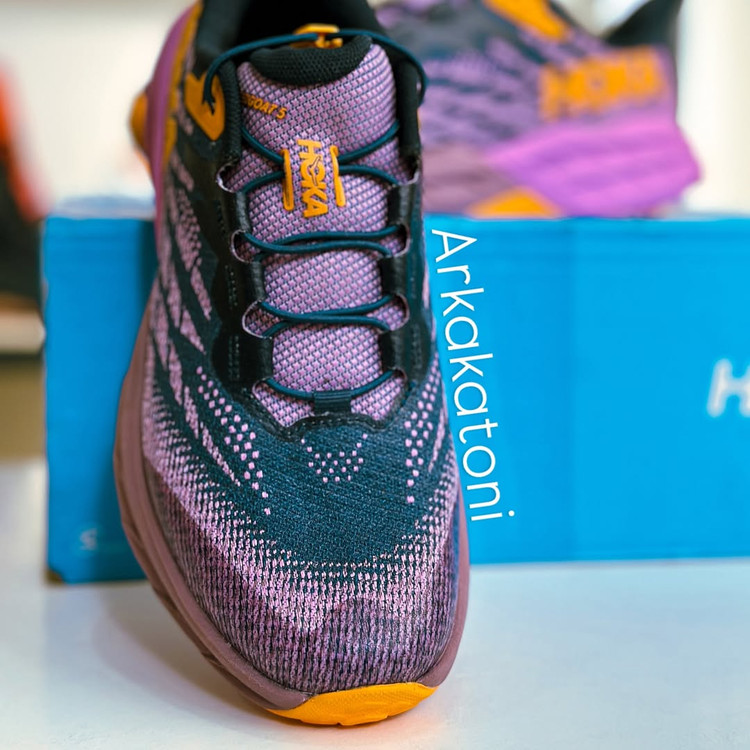 کفش تریل رانینگ ضدآب HOKA Speedgoat 5 GTX اورجینال – چسبندگی قوی، سبک، حرفهای و چهارفصل